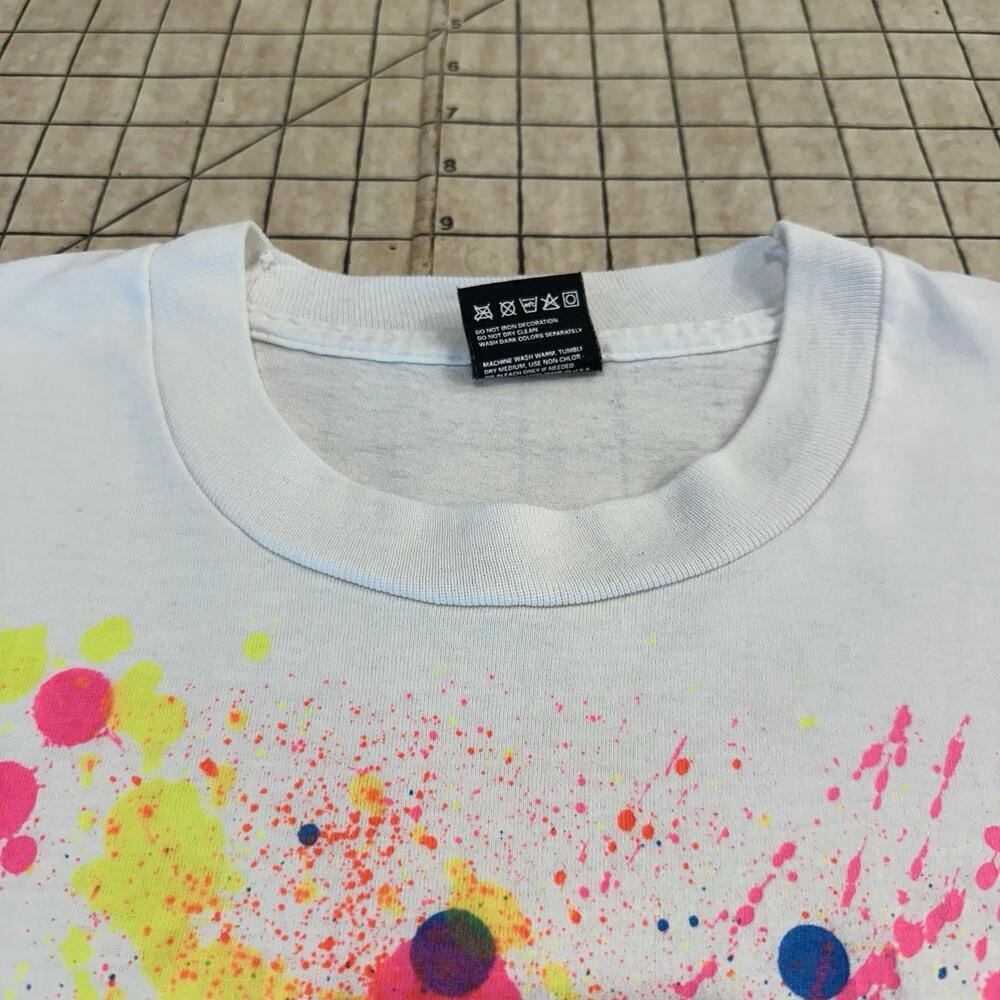 Vintage Fruit Of The Loom Best T-Shirt XL Paint Walmart SUPERCENTER Paper Thin - Picture 3 of 10